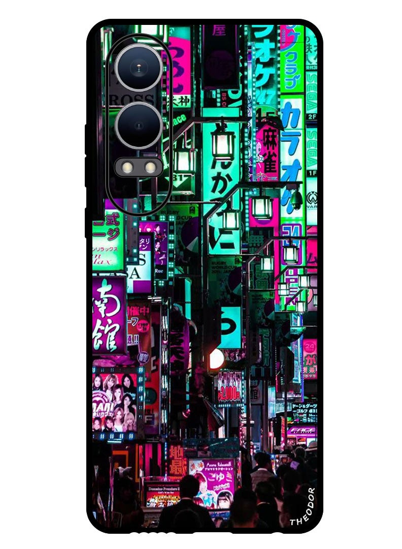 Theodor Protective Case Anti Scratch Shock Proof Bumper Cover For OnePlus Nord CE4 Lite Tokyo Night - Image 1