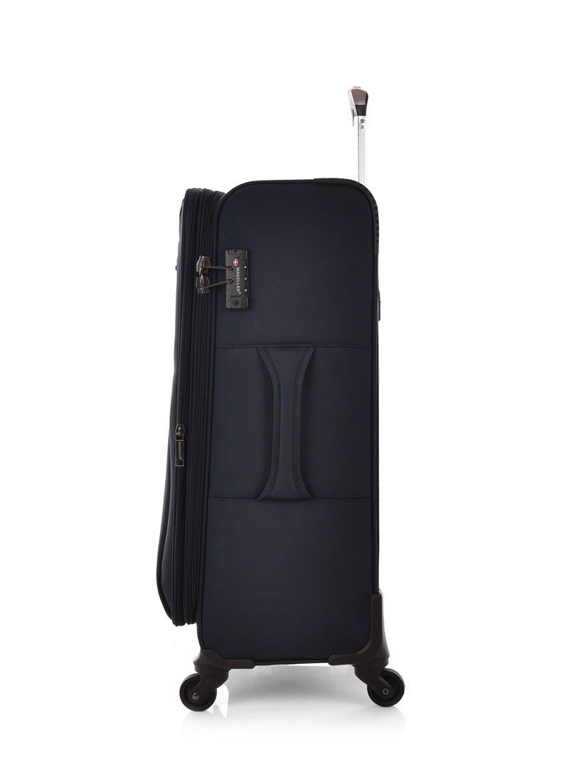 MAGELLAN Magellan Luggage Fabric Trolley 4 Piece Set Size 20/24/28/32 Inch 6184/4P D navy  - Image 4