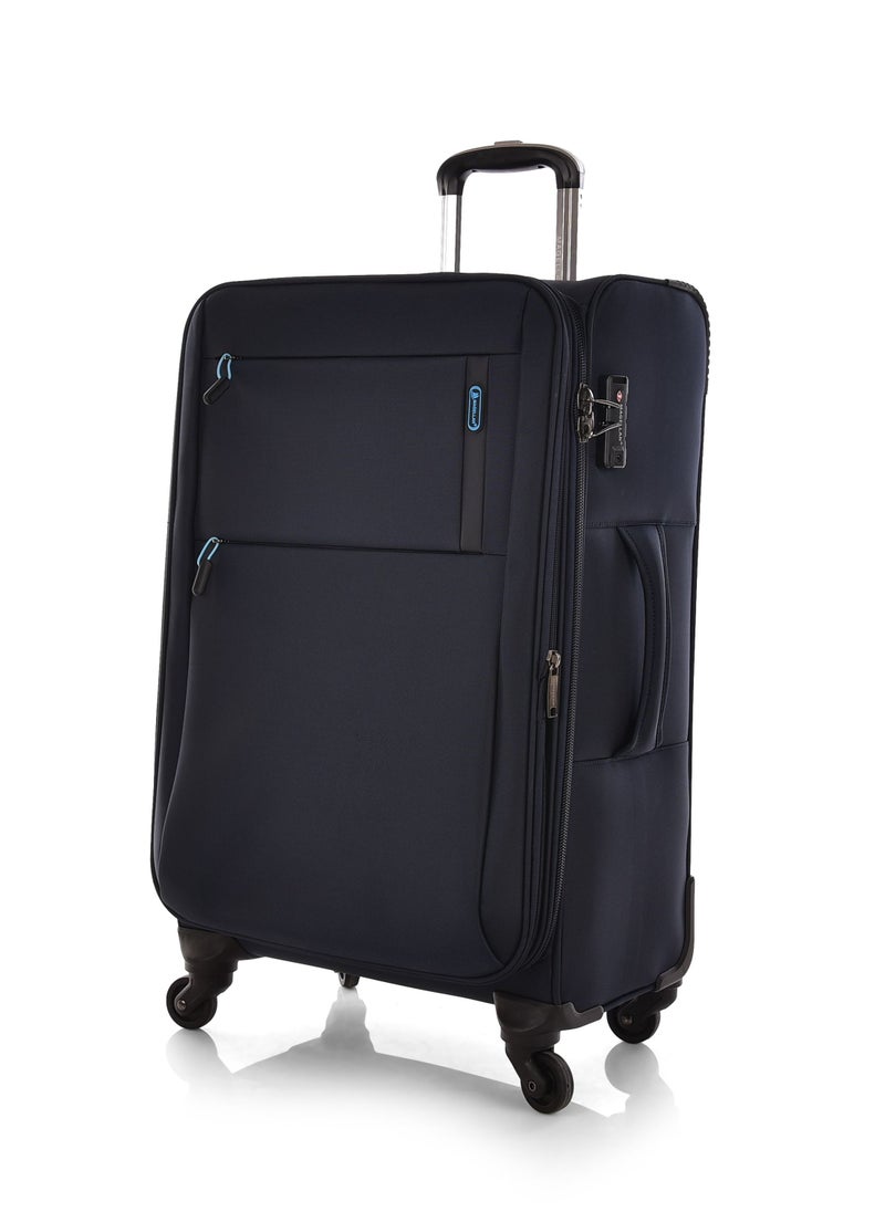 MAGELLAN Magellan Luggage Fabric Trolley 4 Piece Set Size 20/24/28/32 Inch 6184/4P D navy  - Image 3