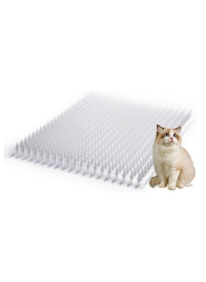 Mardili Cat&Dog Repellent Outdoor/Indoor Spike Scat Mat, Garden Scat Mats,Set Of 8  - Image 1