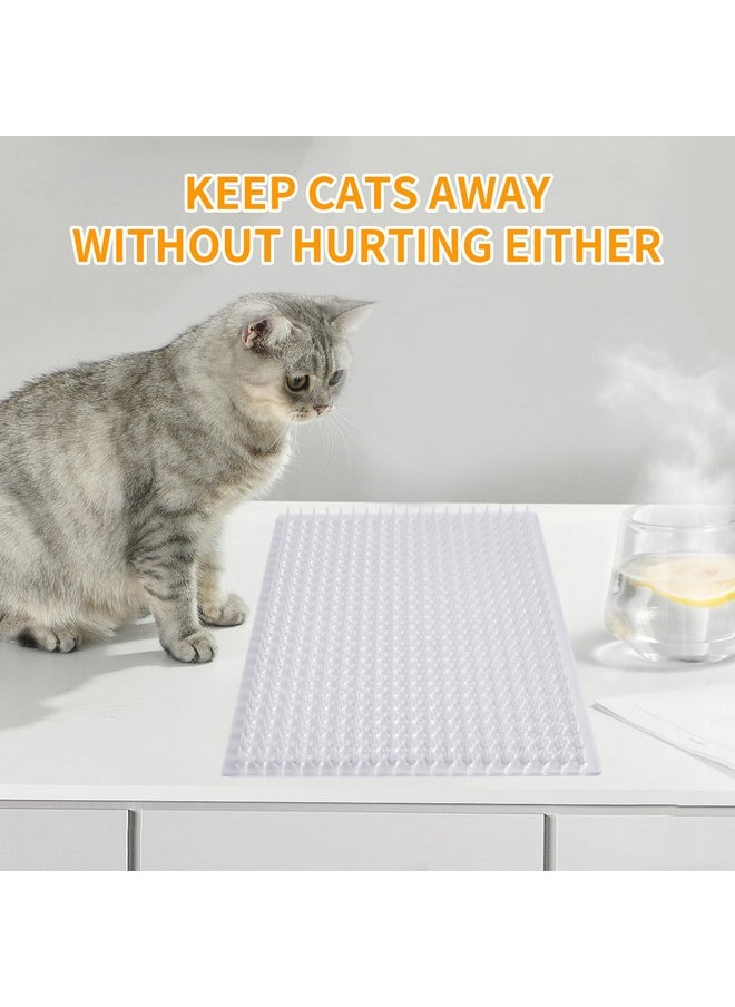 Mardili Cat&Dog Repellent Outdoor/Indoor Spike Scat Mat, Garden Scat Mats,Set Of 8  - Image 4