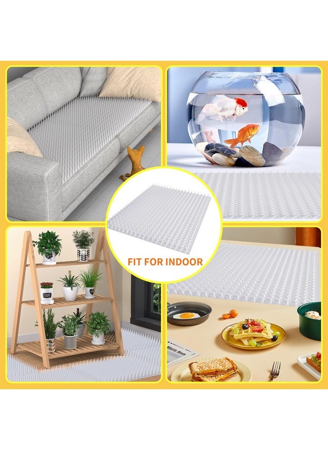 Mardili Cat&Dog Repellent Outdoor/Indoor Spike Scat Mat, Garden Scat Mats,Set Of 8  - Image 5