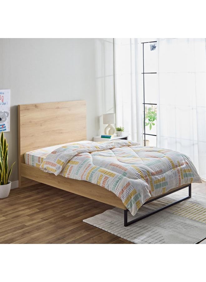Home Box Nora Savana Twin Microfibre Reversible Comforter - 160x220 cm  - Image 1