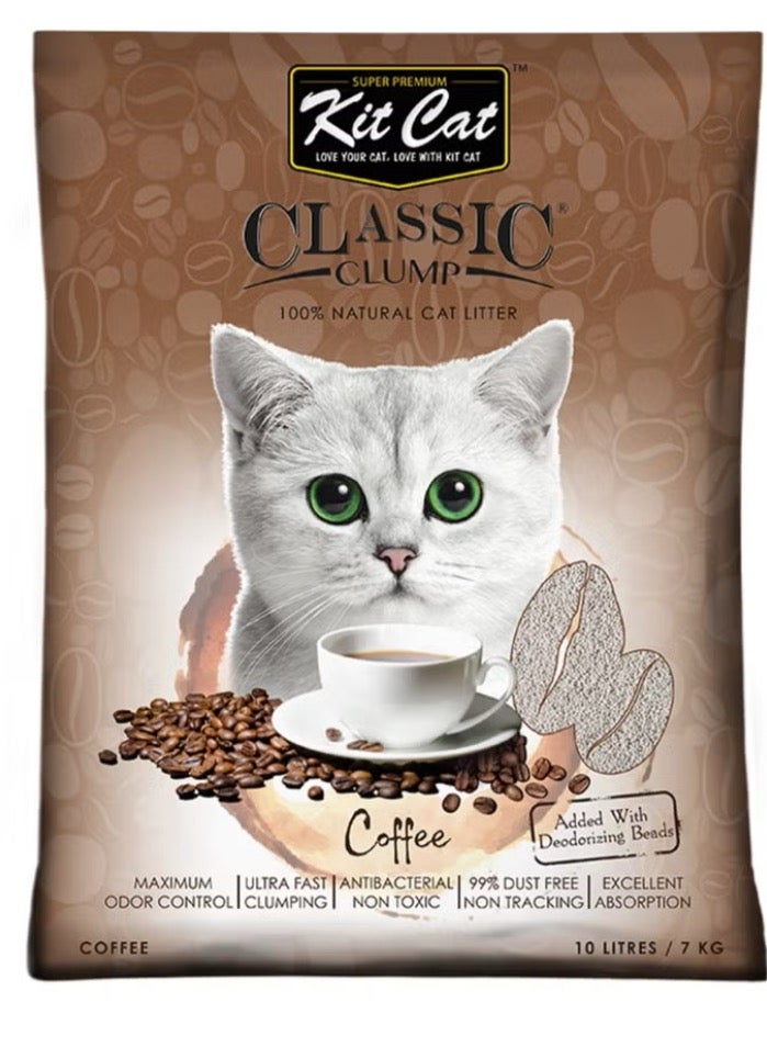 Kit Cat Classic Sand for Cats with Coffee Scent 10L