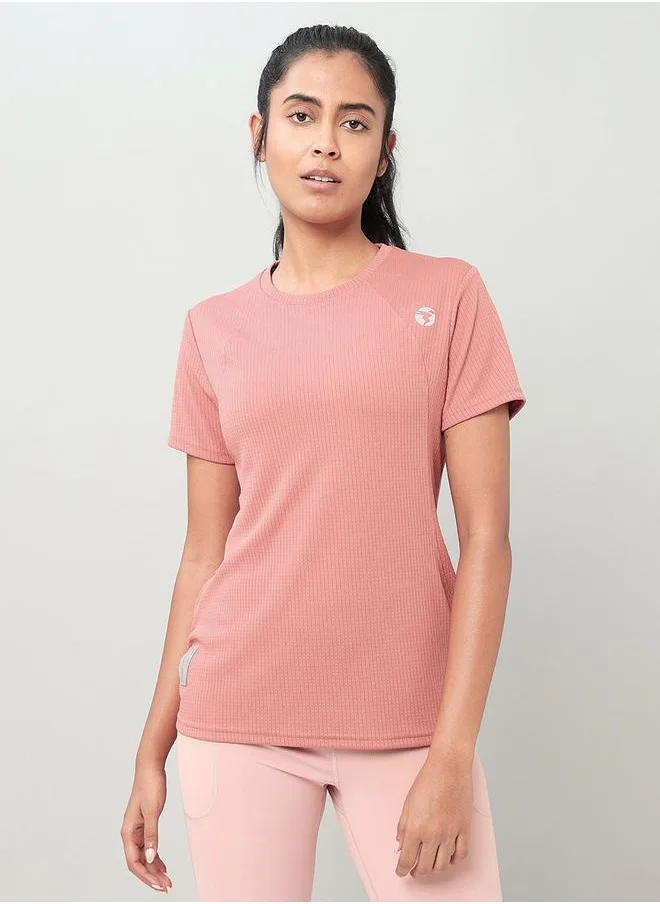 تكنوسبورت 2-Way Stretch Logo Detail Active Top by Styli