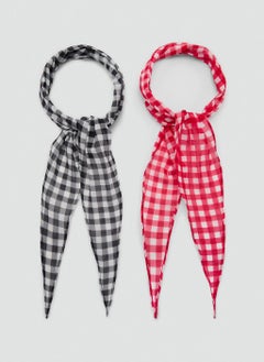 MANGO Set Of 2 Combined Scarves  - Image 1