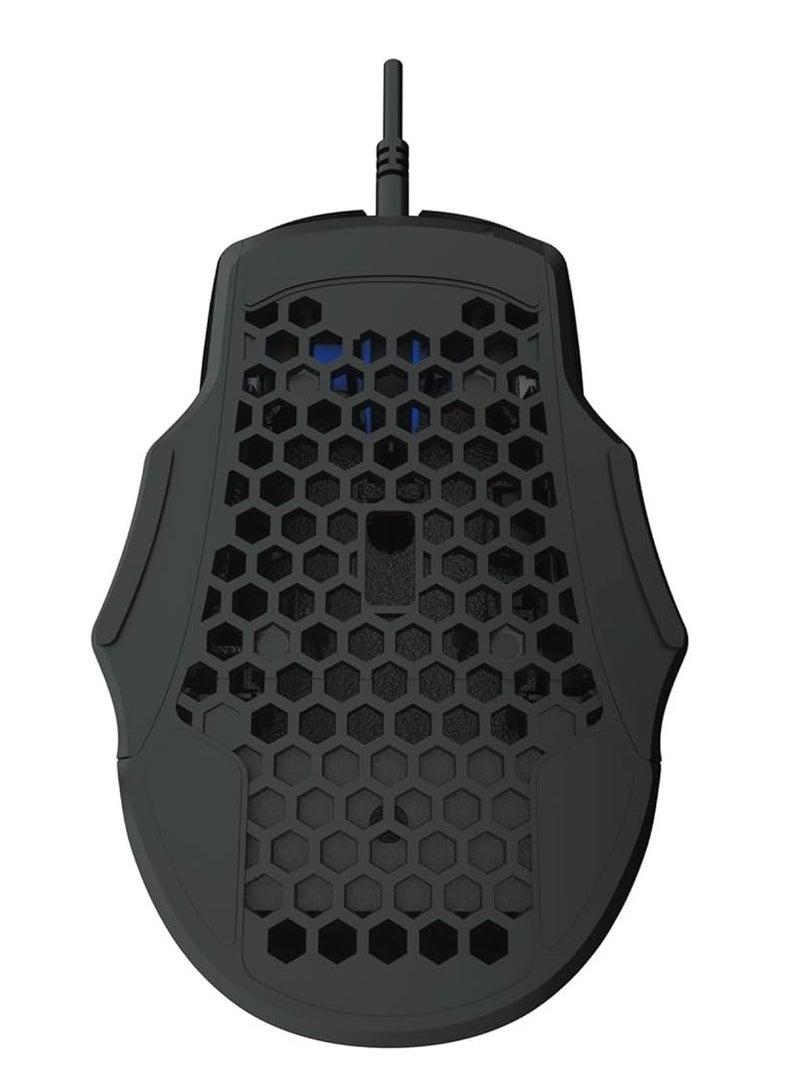 Lecoo MS107 Wired Gaming Mouse with 7 Buttons and 3200 DPI - Ergonomic Design-black - Image 3