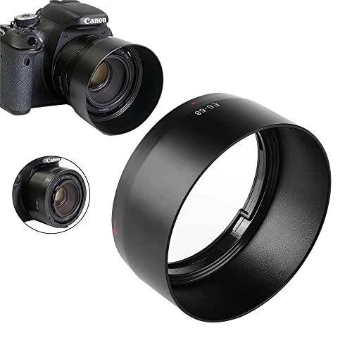 SHOPEE Lens Hood Camera Lens Hood EW-63C EW63C for Canon EF-S 18-55Mm F / 3.5-5.6 is STM & Bayonet Mount Lens Hood for Canon Ef 50Mm F1 - Image 2