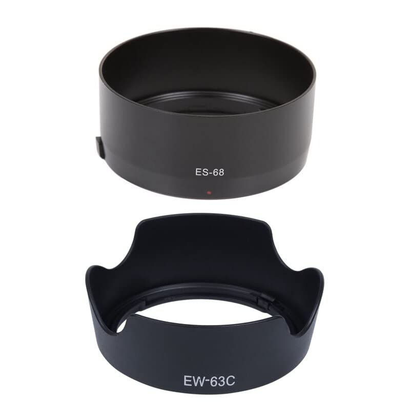 SHOPEE Lens Hood Camera Lens Hood EW-63C EW63C for Canon EF-S 18-55Mm F / 3.5-5.6 is STM & Bayonet Mount Lens Hood for Canon Ef 50Mm F1 - Image 5