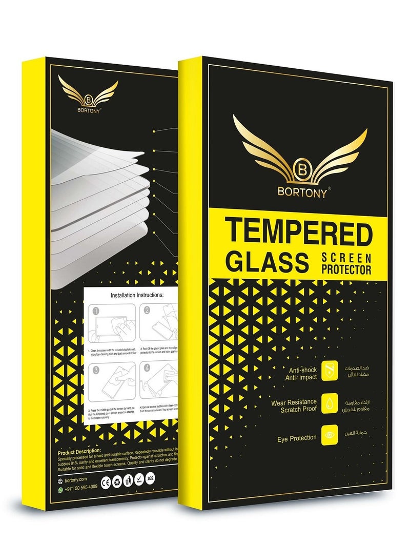 BORTONY Screen Protector For Samsung Galaxy A9 Clear - Image 3