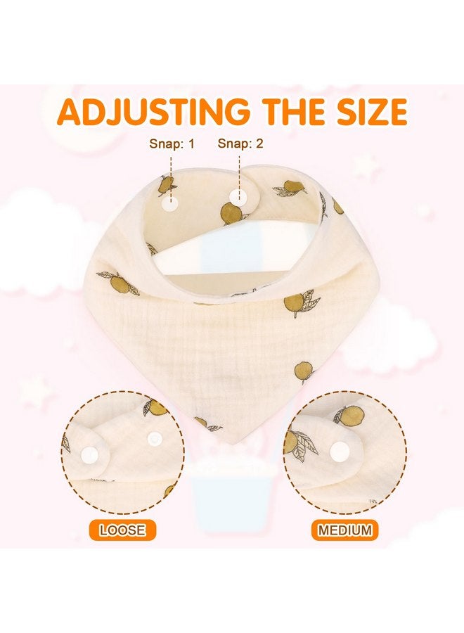 Accmor Muslin Baby Bibs Baby Bandana Drool Bibs Baby Bibs for Teething and Drooling, Drool Bibs for Baby Girls Boys - Image 3