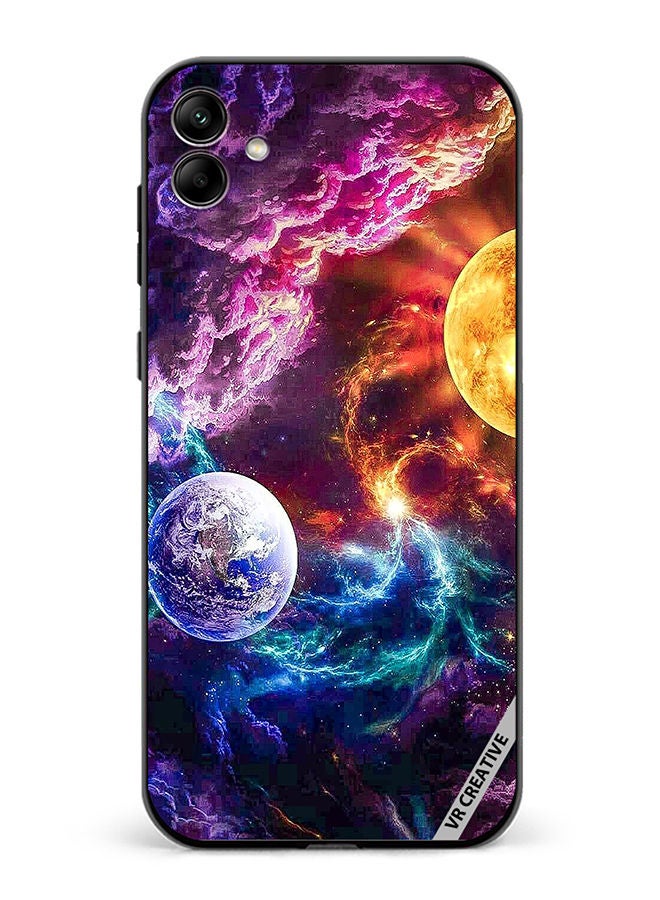 VR CREATIVE Protective Case Cover For Samsung Galaxy A04 Beautiful Galaxy Design Multicolour - Image 1