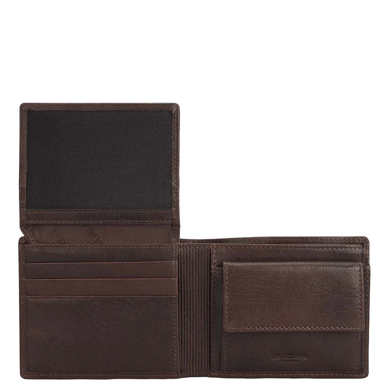 Da Milano  Brown Bifold Leather Mens Wallet for Men | Best Price UAE