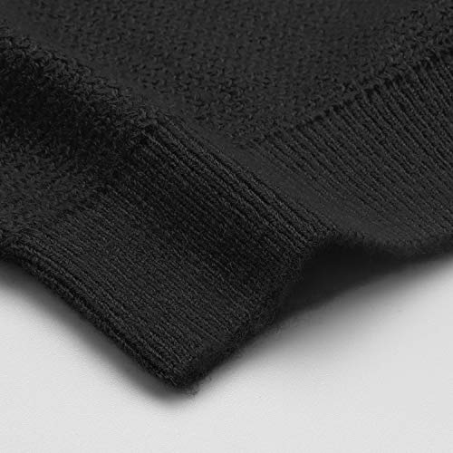 WaySoft Pure 100% Cashmere Beanie for Women in a Gift Box, Oversized Women Beanie Hat, Bring Warm and Luxury to Your Loved Ones, Perfect (Black) - Image 4