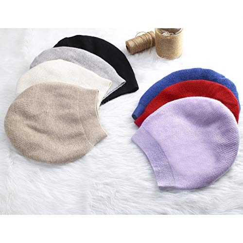 WaySoft Pure 100% Cashmere Beanie for Women in a Gift Box, Oversized Women Beanie Hat, Bring Warm and Luxury to Your Loved Ones, Perfect (Black) - Image 5