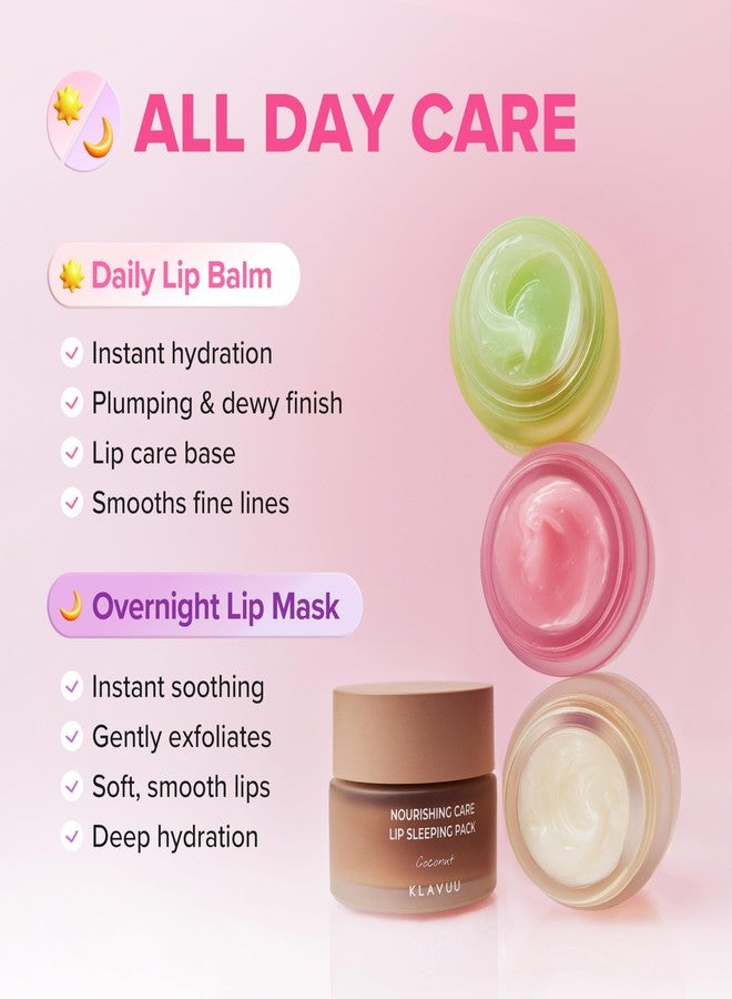 Klavuu Lip Mask Set (2PCS – Overnight Deep Hydrating Korean Lip Balm Treatment for Very Dry, Chapped Lips | Lip Lightening & Plumping with Instant Hydration | Gentle Exfoliating (Vanilla + Vanilla - Image 5