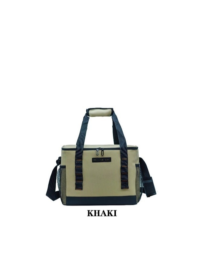 Wellme Hot & Cool Insulated Lunch Bag Expandable Lunch Bag suitable for Work Office School Travel - Lunch Bag for Men and Women - Lunch Box Leak proof with Adjustable Shoulder Strap WM-5028 - Image 4