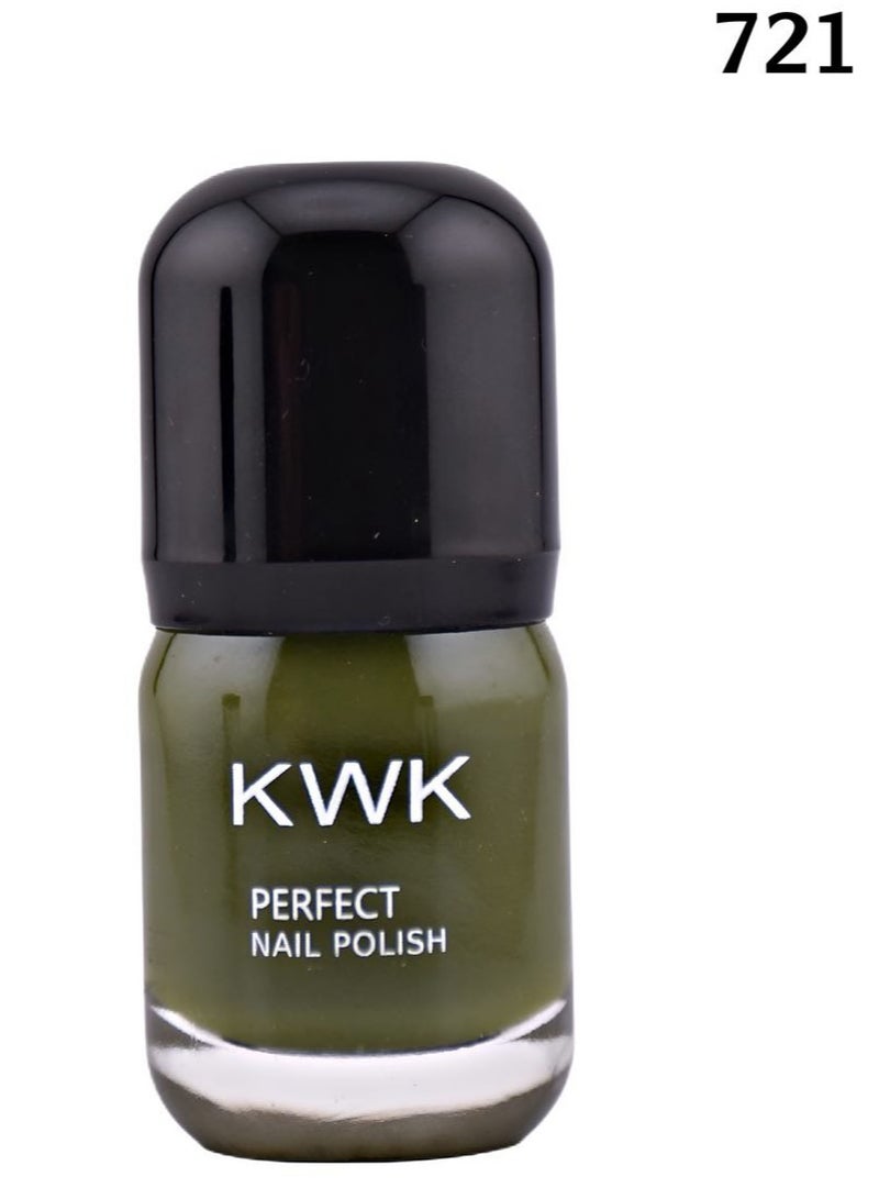 كيه دابليو كيه كيو دبليو كيه طلاء أظافر – درجة 721 + مزيل طلاء أظافر مجاني - Image 1