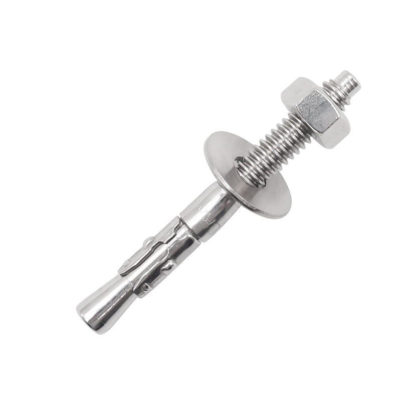 Horiznext 1/4" x 2-1/4" inch Stainless Steel Standard Strong Wedge Anchor, Fasteners for Concrete (4 pcs) - Image 1