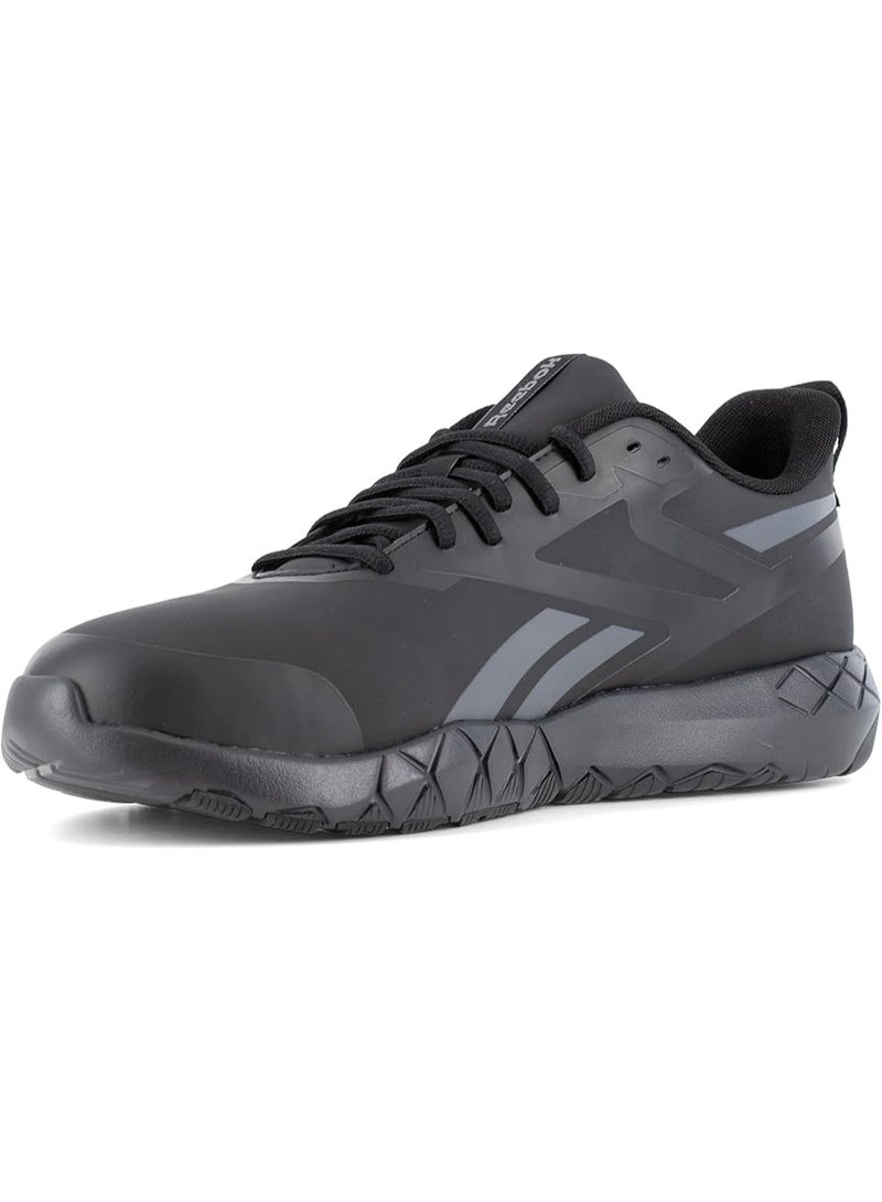 Reebok Work حذاء سلامة للرجال بمقدمة مركبة وحماية من المخاطر الكهربائية غير معدني أسود RB5442 - Image 4