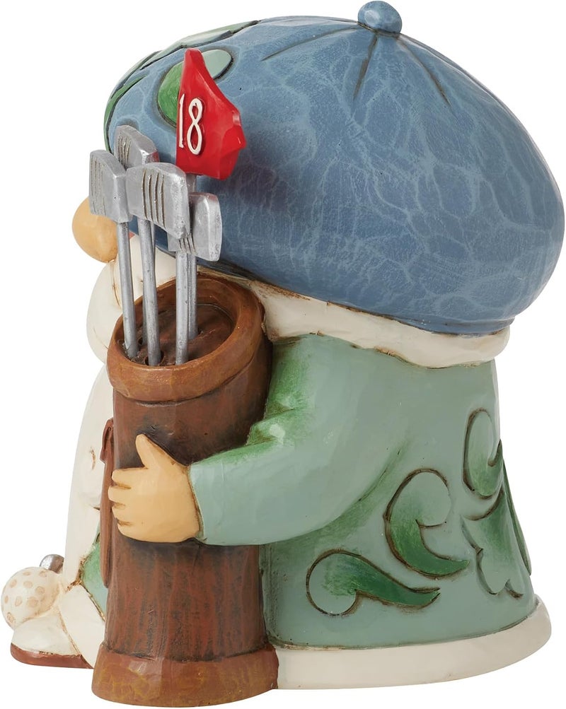 Enesco Jim Shore Heartwood Creek Athletes Golf Hole in One Gnome Mini Figurine- Resin Hand Painted Crafted Collectible Decorative Golfer Figurines Home Decor Sculpture Shelf Desk Statue Gift, 4 Inch - Image 2