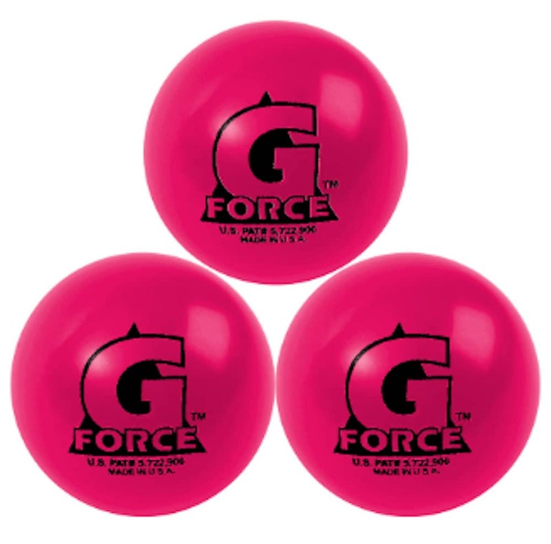 MyLec G-Force Street Hockey Balls, Less-Bounce Street Hockey Balls, Liquid Filled, Perfect for 30-60 Degrees F, Durable Construction, Roller Hockey Ball for Indoor/ Outdoor Play (Pink, Pack of 3) - Image 5