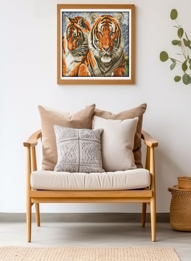 DIAMOND DOTZ Tigers Animal Diamond Painting Kits for Adults - Diamond Art Kits a Relaxing Creative Craft Kit with Dotz Gems 14.6"x20.3" - Image 3