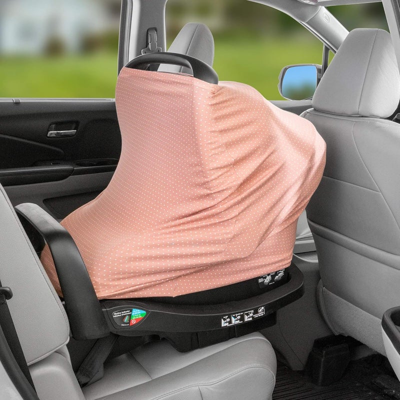WeeSprout Car Seat Covers for Babies  Carseat Canopy Easily Slips On  Off Fits All Baby Car Seats Easy to View Child 9in1 Additional Uses UltraSoft  Breathable Fabric - Image 2