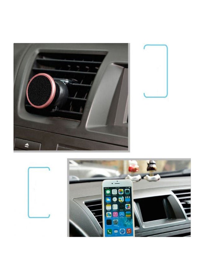 NIBEMINENT Magnetic Car Air Vent Mount Black/Blue  - Image 3