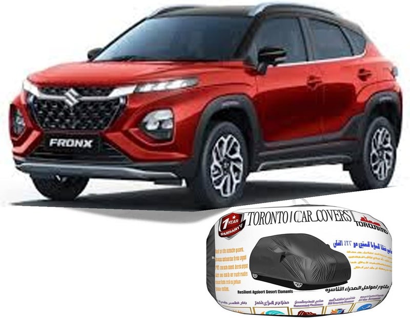 TORONTO Maruti Suzuki Fronx Car Cover 2022–2024 – Waterproof, 3-Layer Full Body Protection - Image 1