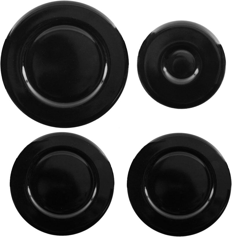 Spares2go (Non Universal) Oven Cooker Hob Gas Burner Crown & Flame Cap Kit for Lamona (Small, 2 Medium & Large, 55mm - 100mm) All-scene compatible build - Image 3