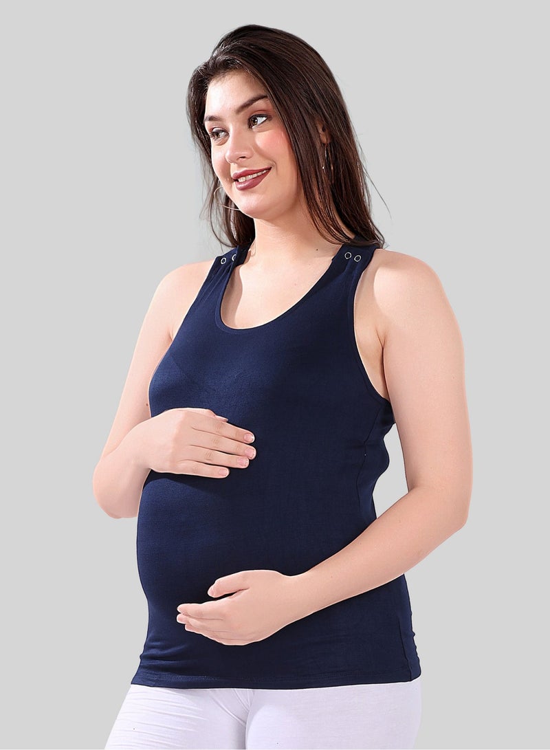TUMMY Maternity and Nursing Tank Top Combo Pack  of 2 - Image 4
