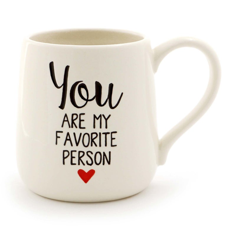 Enesco Our Name is Mud You are My Favorite Person Engraved Coffee Mug 16 Ounce White - Image 2