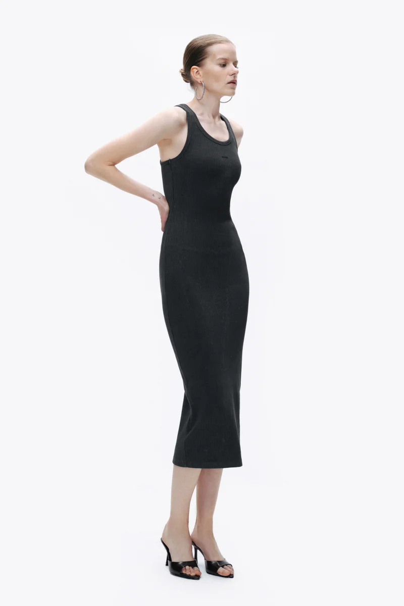 Nocturne Maxi Dress with Printed Details
