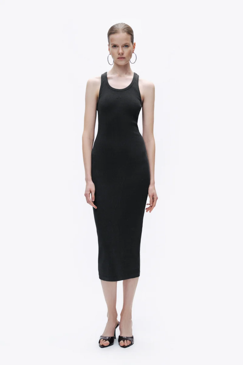 Nocturne Maxi Dress with Printed Details
