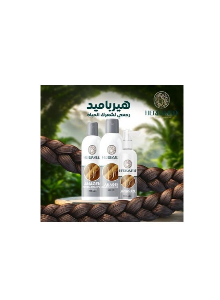 HERBAMED Anagen Herbal Collection Anyi Hair Loss 3in1 Shampoo, Conditioner & Lotion - Image 3
