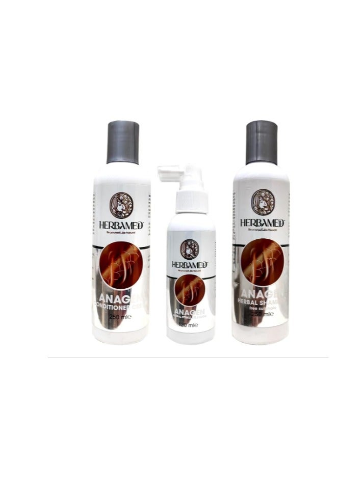 HERBAMED Anagen Herbal Collection Anyi Hair Loss 3in1 Shampoo, Conditioner & Lotion - Image 4