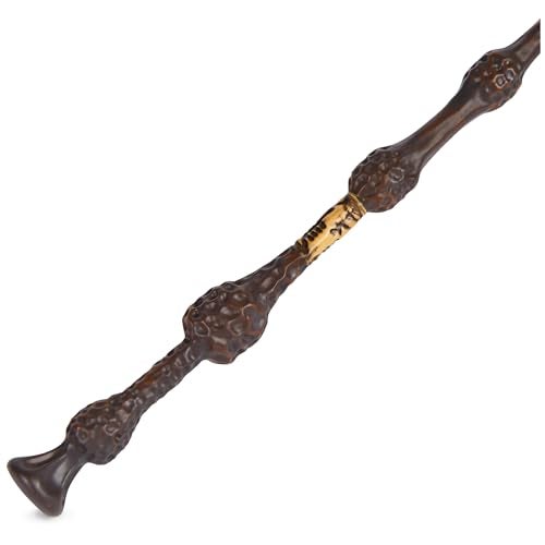 Wizarding World Harry Potter, 12-inch Magical Collector Albus Dumbledore Wand with Stand & Die-cast Icon, Magical Creatures, Accessory for Halloween Costumes - Image 5