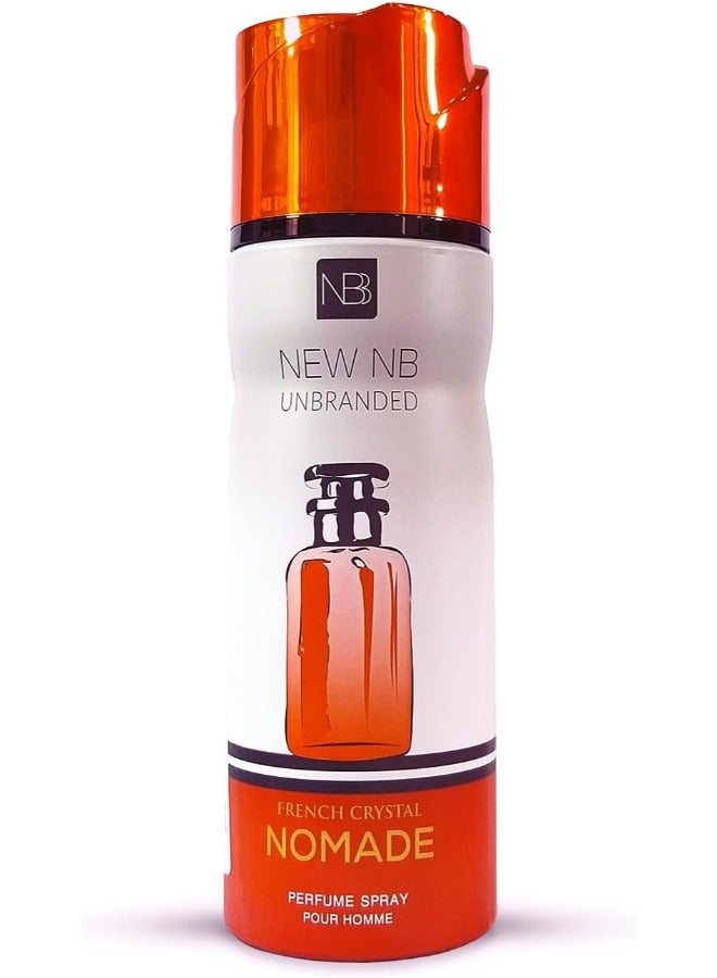 NEW NB Unbranded French Crystal Nomade Deodorant Spray Pour Homme - 200ml - Image 1