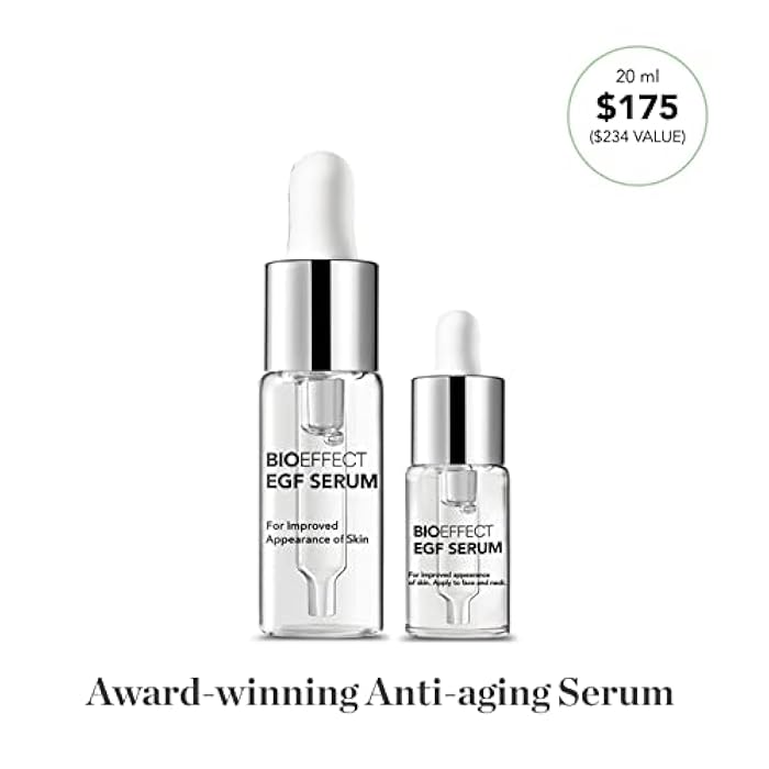 BIOEFFECT EGF Serum Treatment Duo with Hyaluronic Acid, Enhance Skin with Moisturizing, Firming, Wrinkle-Fighting Treatment for Face And Neck, Day And Night, Best Derma Roller Facial Serum - Image 4