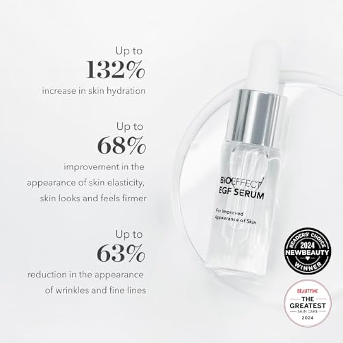 BIOEFFECT EGF Serum Treatment Duo with Hyaluronic Acid, Enhance Skin with Moisturizing, Firming, Wrinkle-Fighting Treatment for Face And Neck, Day And Night, Best Derma Roller Facial Serum - Image 2