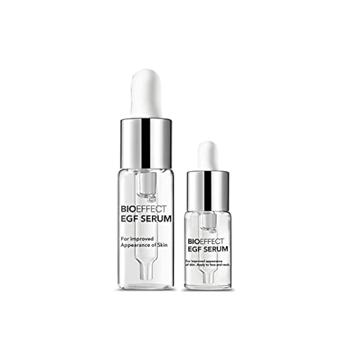 BIOEFFECT EGF Serum Treatment Duo with Hyaluronic Acid, Enhance Skin with Moisturizing, Firming, Wrinkle-Fighting Treatment for Face And Neck, Day And Night, Best Derma Roller Facial Serum - Image 1