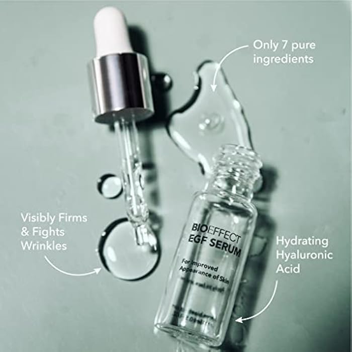 BIOEFFECT EGF Serum Treatment Duo with Hyaluronic Acid, Enhance Skin with Moisturizing, Firming, Wrinkle-Fighting Treatment for Face And Neck, Day And Night, Best Derma Roller Facial Serum - Image 5