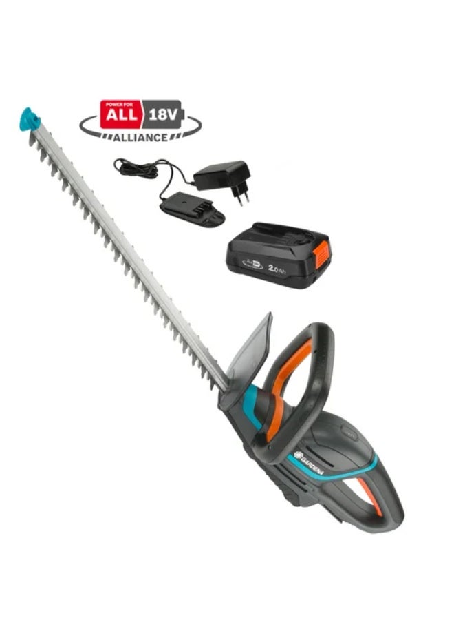 GARDENA- west Battery Hedge Trimmer ComfortCut 50/18V P4A Ready-To-Use Set - Image 1