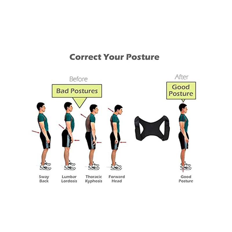 Zikra Posture Corrector for Women, Men, Adults, and Seniors - Adjustable Posture Brace Belt for Spine Support, Scoliosis, and Back Pain Relief - Image 3