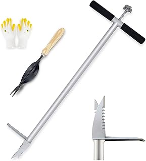 Colwelt Colwelt Stand Up Weeder and Weed Puller, Stand Up Weed Puller Tool with Foot Pedal, Step and Twist Manual Weeder 40  - Image 1