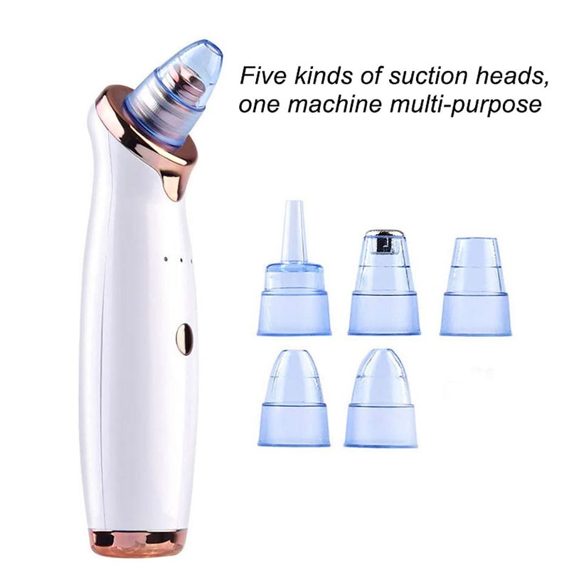 Blackhead Remover Blackhead Suction Equipment Electric Blackhead Suction Pore Cleaner Beauty Equipment White - Image 3
