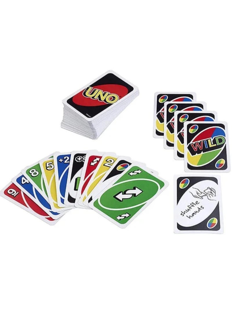 Mattel Toys Classic UNO Card Game – Double Deck with Customizable Wild Cards & Swap Hands – Family Fun Game for Kids & Adults, Ages 7+, 2–10 Players, Fast-Paced Matching Card Game  - Image 2
