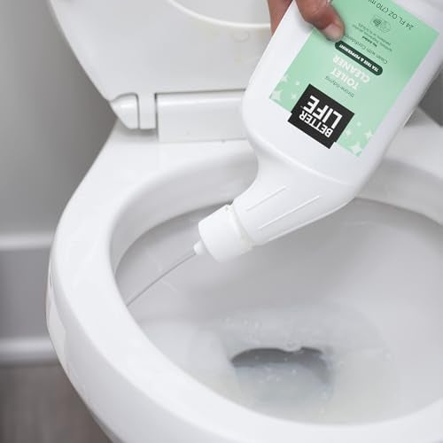 Better Life Toilet Bowl Cleaner - Tea Tree & Peppermint Scent Cleaning Gel - Liquid Bathroom Cleaners for Household - 24oz - Image 4