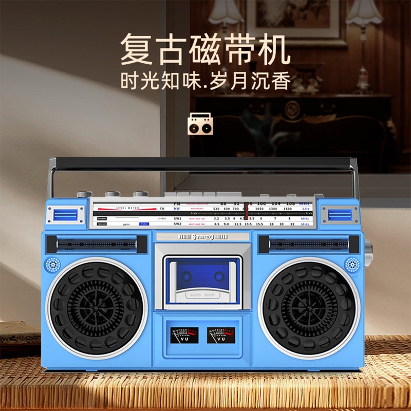 Retro Portable Cassette Tape Player Radio Usb Bluetooth Multi-Function Tape Player Nostalgic Recorder - Image 2